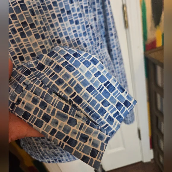 Tommy Bahama Blue 3/4 Zip Everyday Active Activewear Jacket Medium - Picture 4 of 10